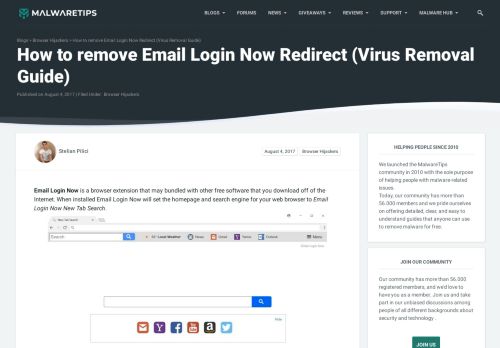 
                            1. How to remove Email Login Now Redirect (Virus Removal ...