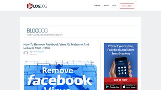 
                            6. How To Remove Facebook Malware Or Virus And Recover Your Profile