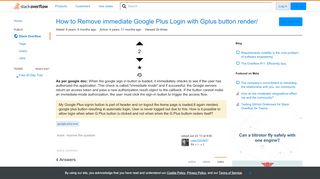 
                            8. How to Remove immediate Google Plus Login with Gplus button render ...