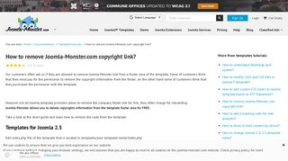 
                            5. How to remove Joomla-Monster.com copyright link? - Joomla-Monster