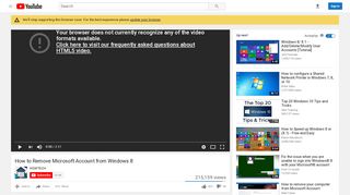 
                            10. How to Remove Microsoft Account from Windows 8 - YouTube