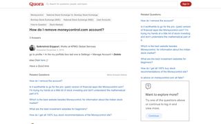 
                            13. How to remove moneycontrol.com account - Quora