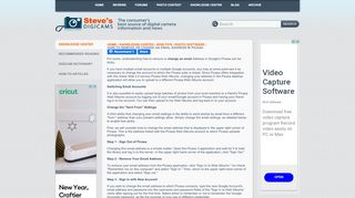 
                            7. How to Remove or Change an Email Address in Picasa - Steve's ...