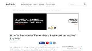 
                            10. How to Remove or Remember a Password on Internet Explorer ...