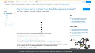 
                            8. How to remove sign-in restriction from Google Form ...