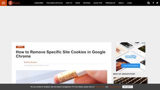 
                            10. How to Remove Specific Site Cookies in Google Chrome - groovyPost