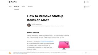 
                            13. How to remove startup programs in macOS Sierra and ... - MacPaw