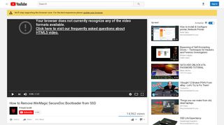 
                            12. How to Remove WinMagic SecureDoc Bootloader from SSD - YouTube