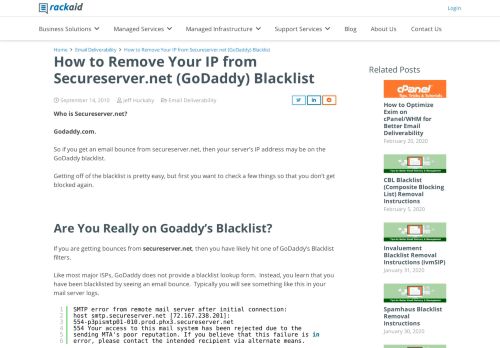 
                            7. How to Remove Your IP from Secureserver.net (GoDaddy) Blacklist