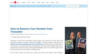 
                            13. How to Remove Your Number from Truecaller - iPhoneHacks