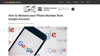 
                            9. How to Remove your Phone Number from Google Account - Make ...