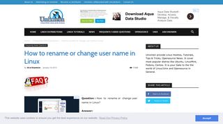 
                            8. How to rename or change user name in Linux - Unixmen