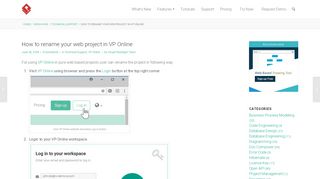 
                            7. How to rename your web project in VP Online - Visual Paradigm Know ...