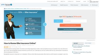 
                            6. How to Renew Bike Insurance Online | PolicyBazaar