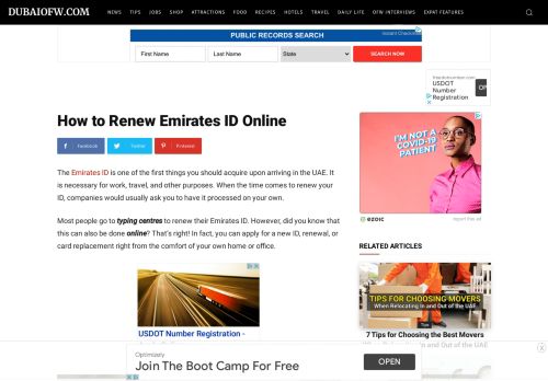 
                            6. How to Renew Emirates ID Online | Dubai OFW