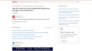 
                            5. How to renew Jio prime membership without any changes in my ...