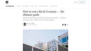 
                            11. How to rent a flat in Germany — the ultimate guide – N26 Magazine