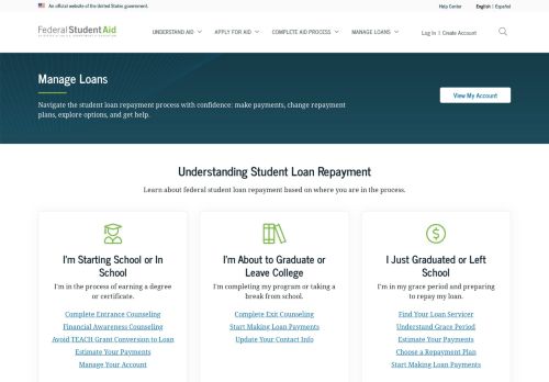 
                            6. How to Repay Your Loans | Federal Student Aid