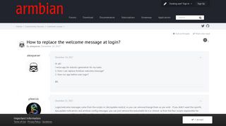 
                            7. How to replace the welcome message at login? - Common issues ...