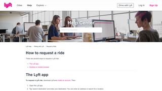 
                            10. How to request a ride – Lyft Help