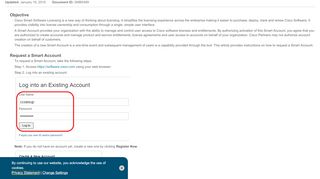 
                            4. How to Request a Smart Account - Cisco