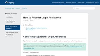 
                            12. How to Request Login Assistance – SurveyMonkey Apply - SM Apply