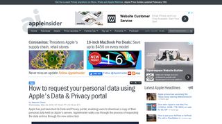 
                            2. How to request your personal data using Apple's Data & Privacy portal