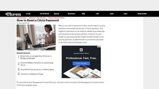 
                            9. How to Reset a Citrix Password | Chron.com