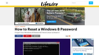 
                            1. How to Reset a Windows 8 Password - Lifewire