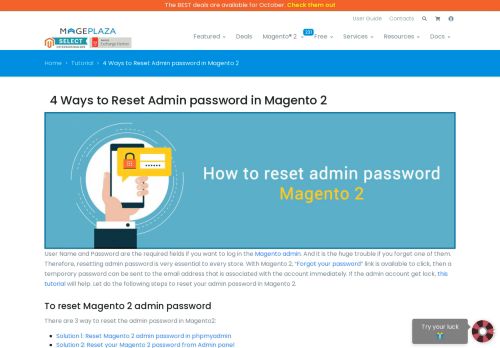 
                            12. How to reset admin password in Magento 2 - Tutorials – Mageplaza