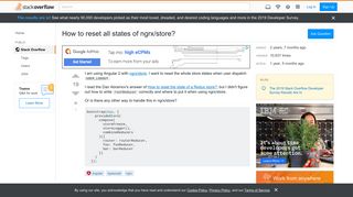 
                            1. How to reset all states of ngrx/store? - Stack Overflow