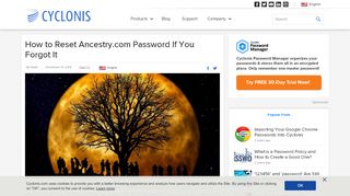 
                            13. How to Reset Ancestry.com Password If You Forgot It - Cyclonis