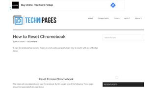
                            12. How to Reset Chromebook - Technipages