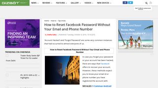 
                            3. How to Reset Facebook Password Without Your Email and Phone ...