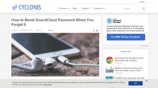 
                            6. How to Reset SoundCloud Password When You Forget It - Cyclonis