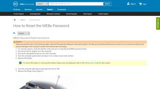 
                            7. How to Reset the MEBx Password - KB Article - 334711 | Dell US