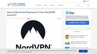 
                            8. How to Reset the Password of Your NordVPN account? - ...
