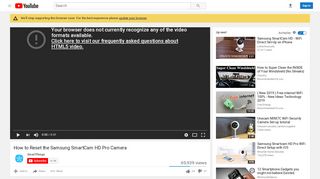 
                            7. How to Reset the Samsung SmartCam HD Pro Camera - YouTube