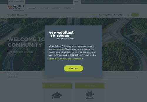 
                            12. How to reset the WEBFLEET account password - Customer portal