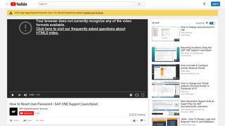 
                            5. How to Reset User Password - SAP ONE Support Launchpad ...