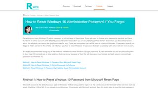 
                            13. How to Reset Windows 10 Login Password if I Forgot