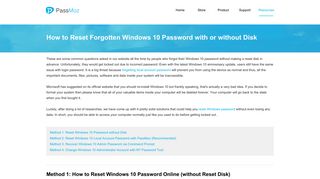 
                            12. How to Reset Windows 10 Password without Disk If You Forgot