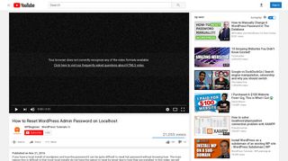 
                            9. How to Reset WordPress Admin Password on Localhost - YouTube