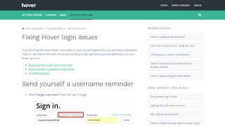 
                            6. How to: Reset your account password or recover a lost username ...
