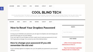 
                            1. How to Reset Your Dropbox Password - COOL BLIND TECH
