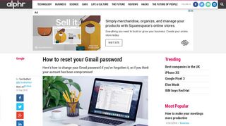 
                            11. How to reset your Gmail password | Alphr