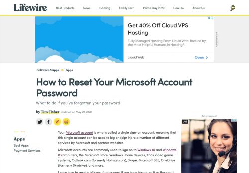 
                            9. How to Reset Your Microsoft Account Password - Lifewire