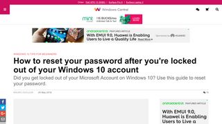 
                            12. How to reset your password after you're locked out of your Windows ...