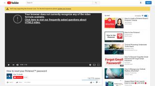 
                            8. How to reset your Pinterest™ password - YouTube