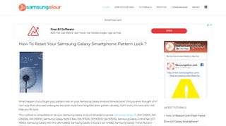 
                            7. How To Reset Your Samsung Galaxy Smartphone Pattern Lock ?